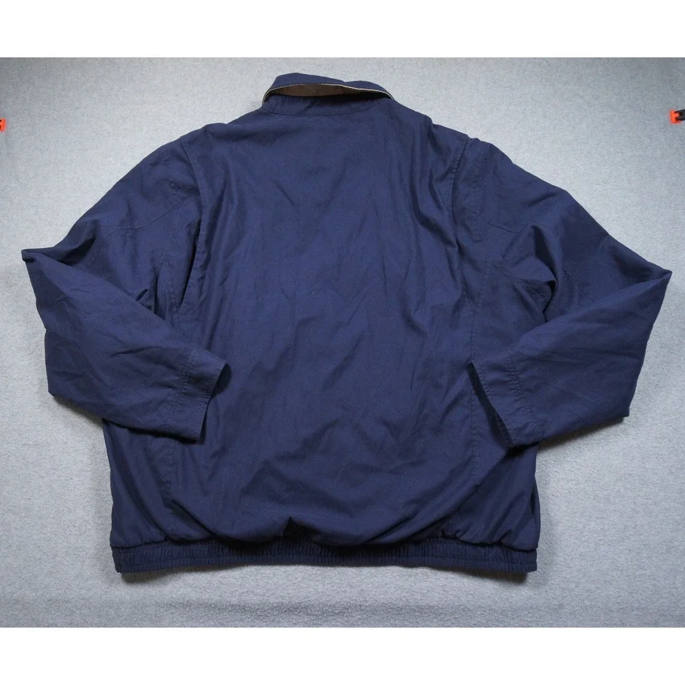 Polo Ralph Lauren Jacket Mens 2XL XXL Blue Full Zip Collared Preppy Casual
